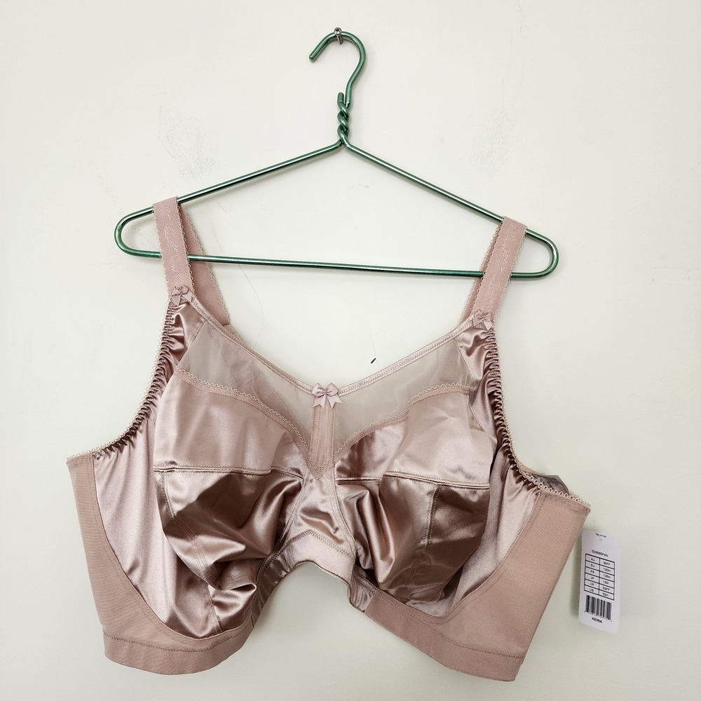 ⭐️ Goddess Keira Banded Underwire Bra 52H Fawn Nude NWT Full Figure Soft Cup